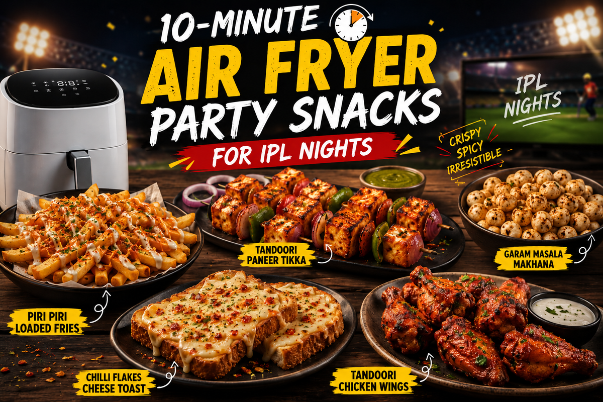 10-Minute Air Fryer Party Snacks for IPL Nights