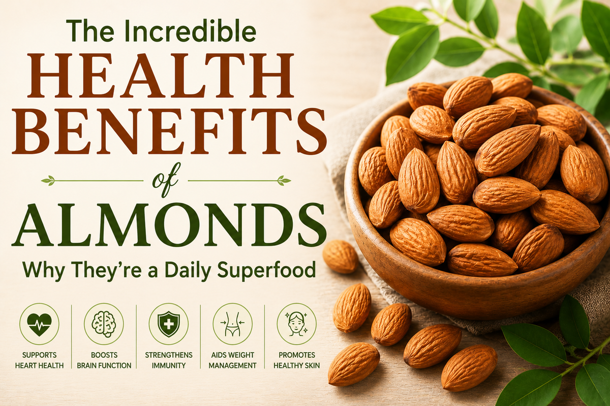 The Incredible Health Benefits of Almonds: Why They're a Daily Superfood
