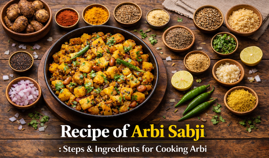 Recipe of Arbi Sabji : Steps & Ingredients for Cooking Arbi