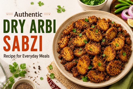 Authentic Dry Arbi Sabzi Recipe for Everyday Meals