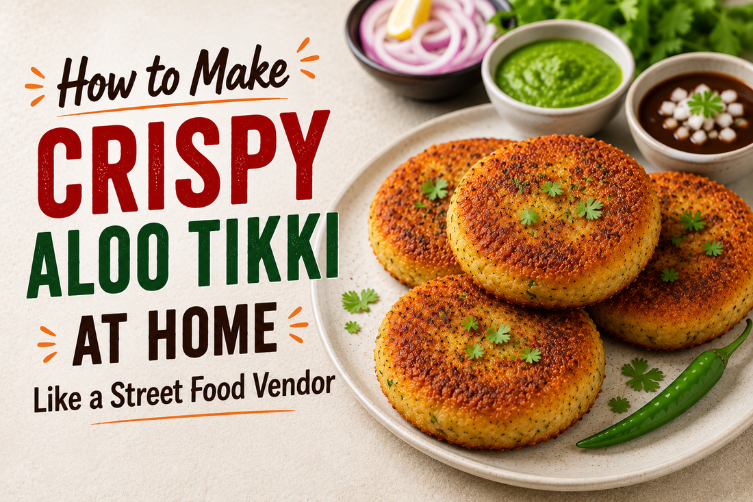 How to Make Crispy Aloo Tikki at Home Like a Street Food Vendor