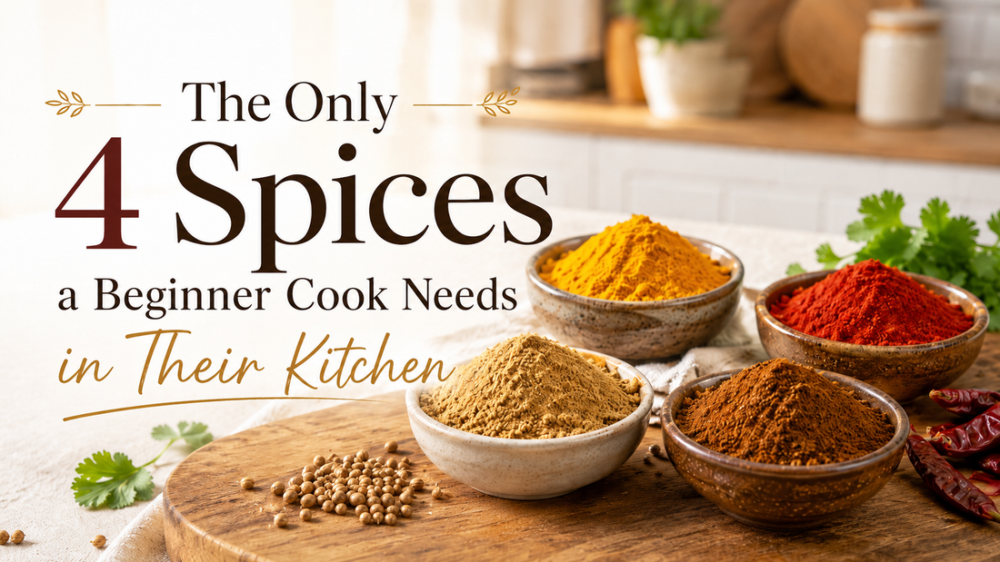 The Only 4 Spices a Beginner Cook Needs in Their Kitchen