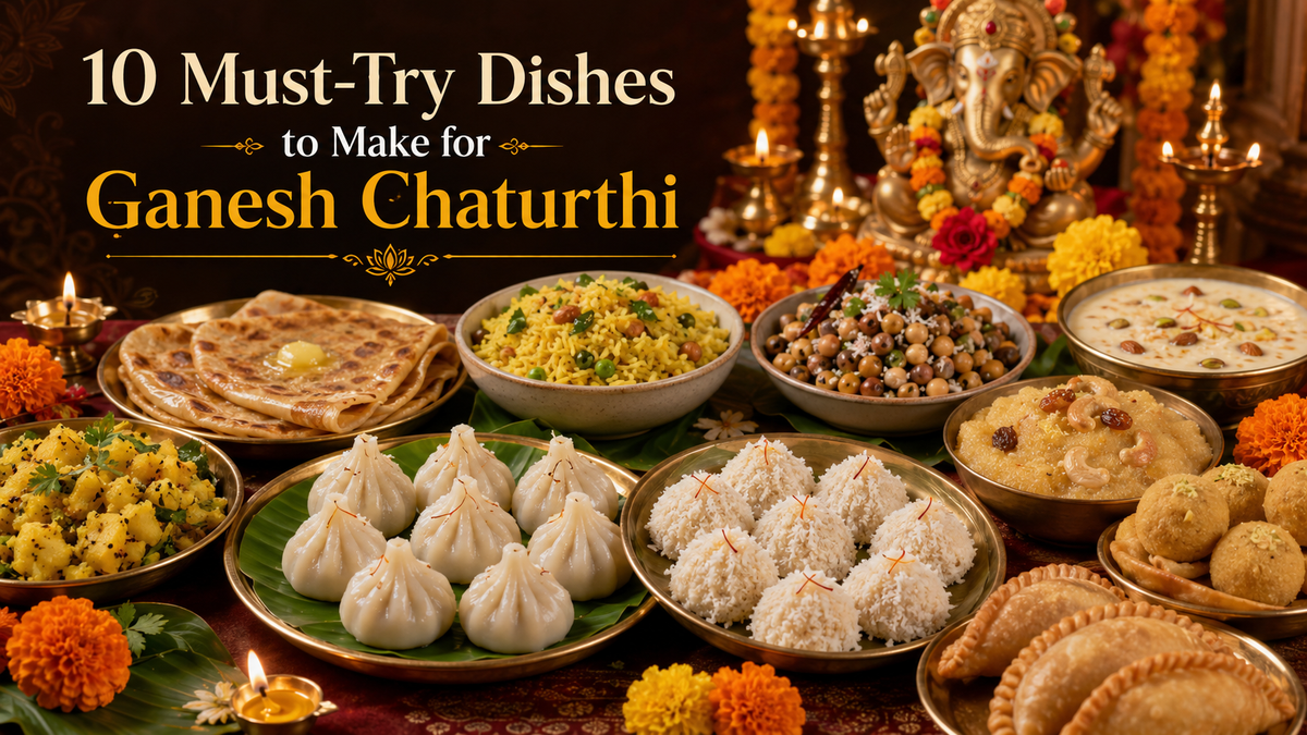 10 Must-Try Dishes to Make for Ganesh Chaturthi