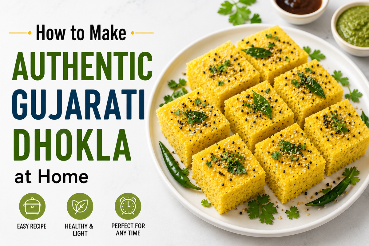 How to Make Authentic Gujarati Dhokla at Home