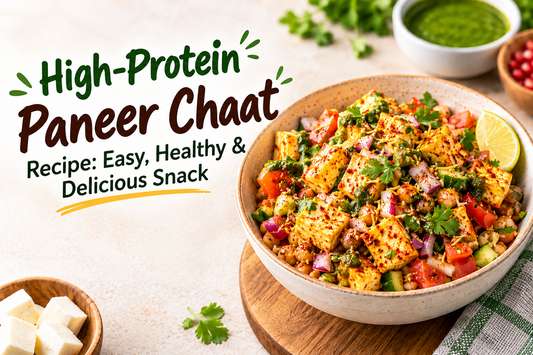 High-Protein Paneer Chaat Recipe: Easy, Healthy & Delicious Snack