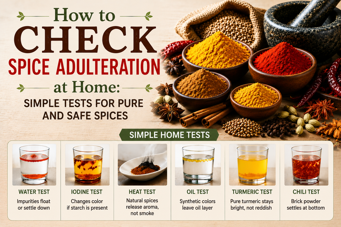 How to Check Spice Adulteration at Home: Simple Tests for Pure and Safe Spices