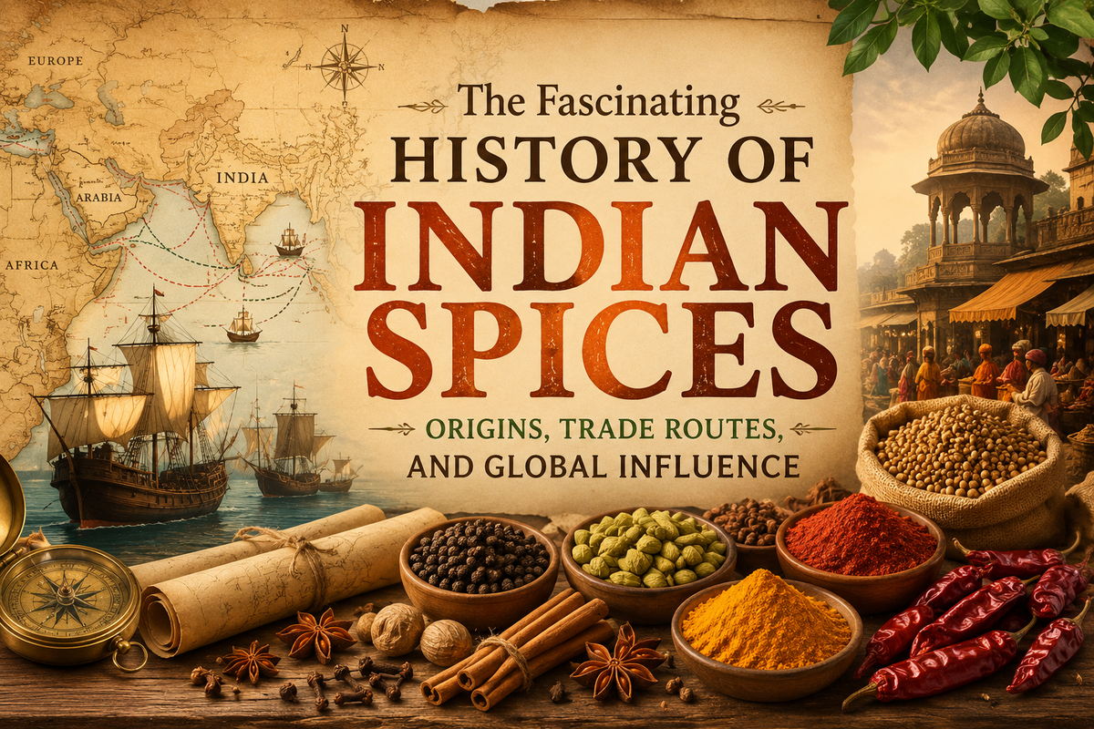 The Fascinating History of Indian Spices: Origins, Trade Routes and Global Influence