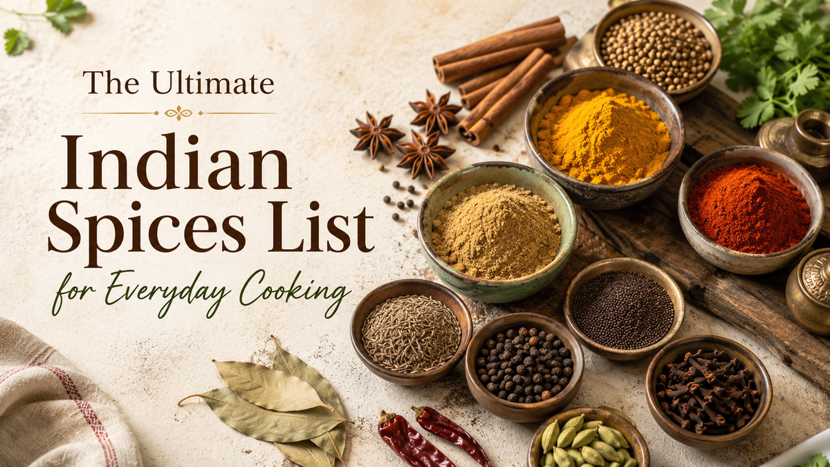 The Complete Indian Spices List: 17 Masalas Every Kitchen Needs