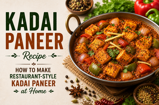 Kadai Paneer Recipe: How to Make Restaurant-Style Kadai Paneer at Home