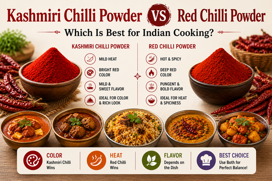 Kashmiri Chilli Powder vs Red Chilli Powder: Which Is Best for Indian Cooking