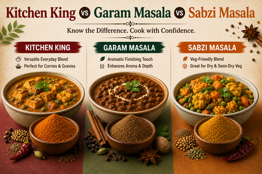 Kitchen King vs Garam Masala vs Sabzi Masala: Which One Does Your Dish Actually Need