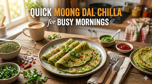 Quick Moong Dal Chilla for Busy Mornings