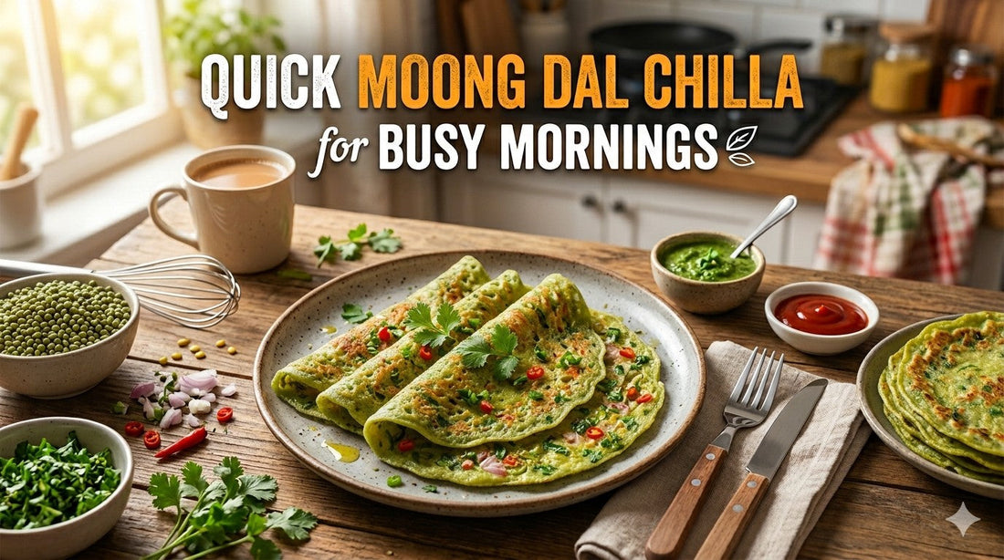 Quick Moong Dal Chilla for Busy Mornings