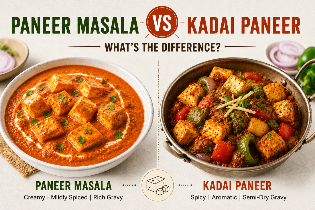Paneer Masala vs Kadai Paneer: What's the Difference