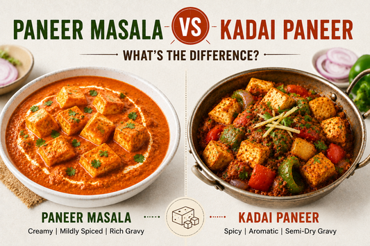 Paneer Masala vs Kadai Paneer: What's the Difference