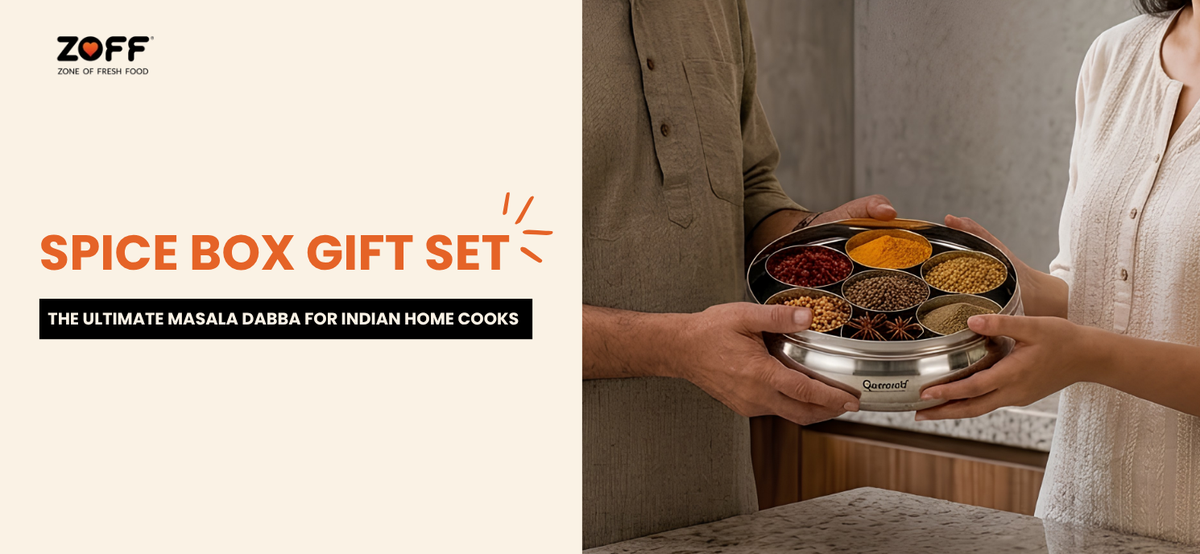 Spice Box Gift Set: The Ultimate Masala Dabba for Indian Home Cooks