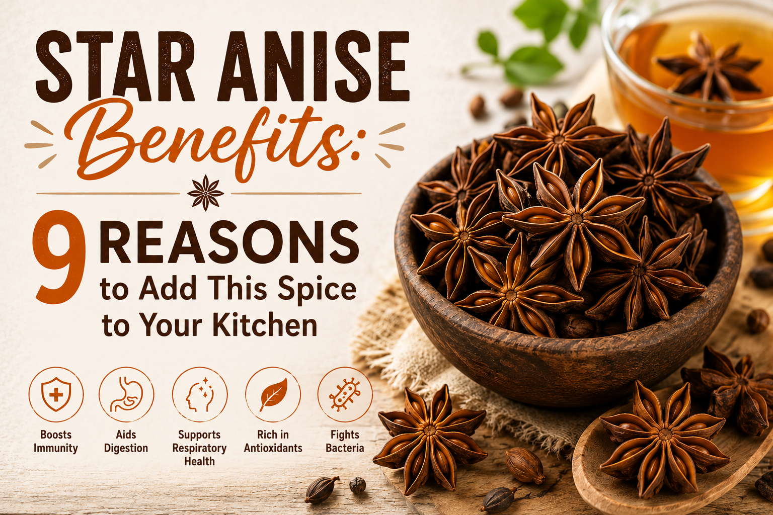 Star Anise Benefits: 9 Reasons to Add This Spice to Your Kitchen