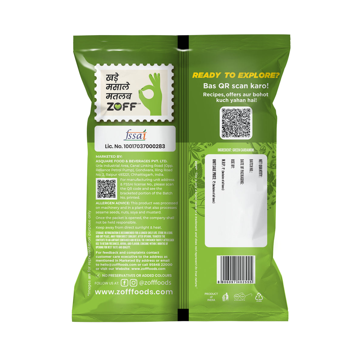 ZOFF Green Cardamom 2