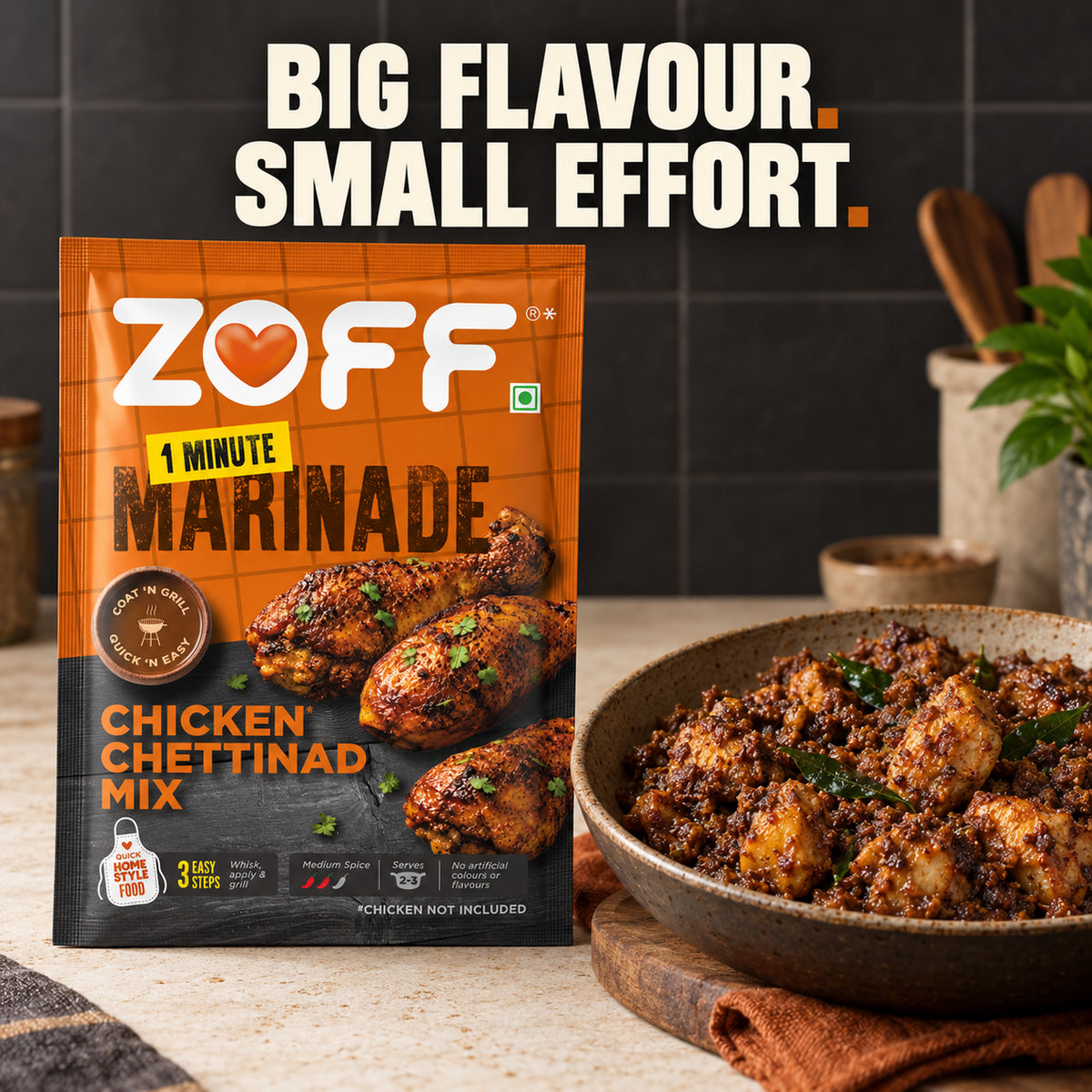 ZOFF Chicken Chettinad Marinade Mix 3