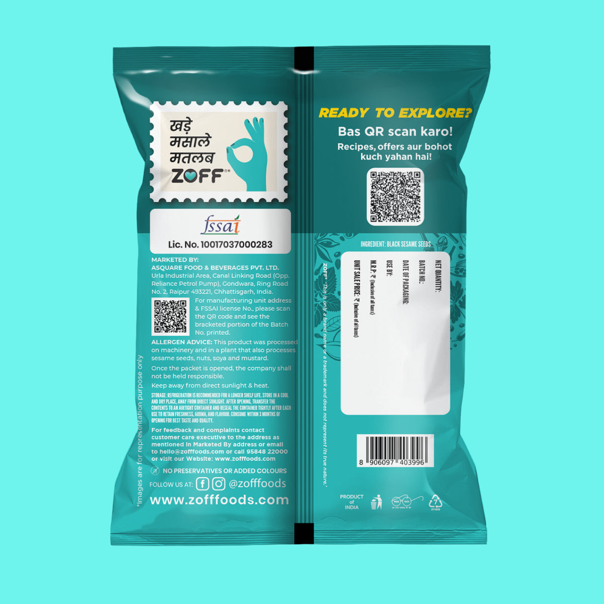 ZOFF Black Sesame Seeds 4