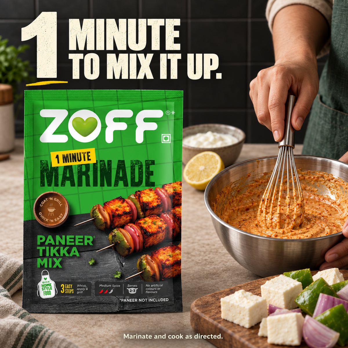 ZOFF Paneer Tikka Marinade Mix 5