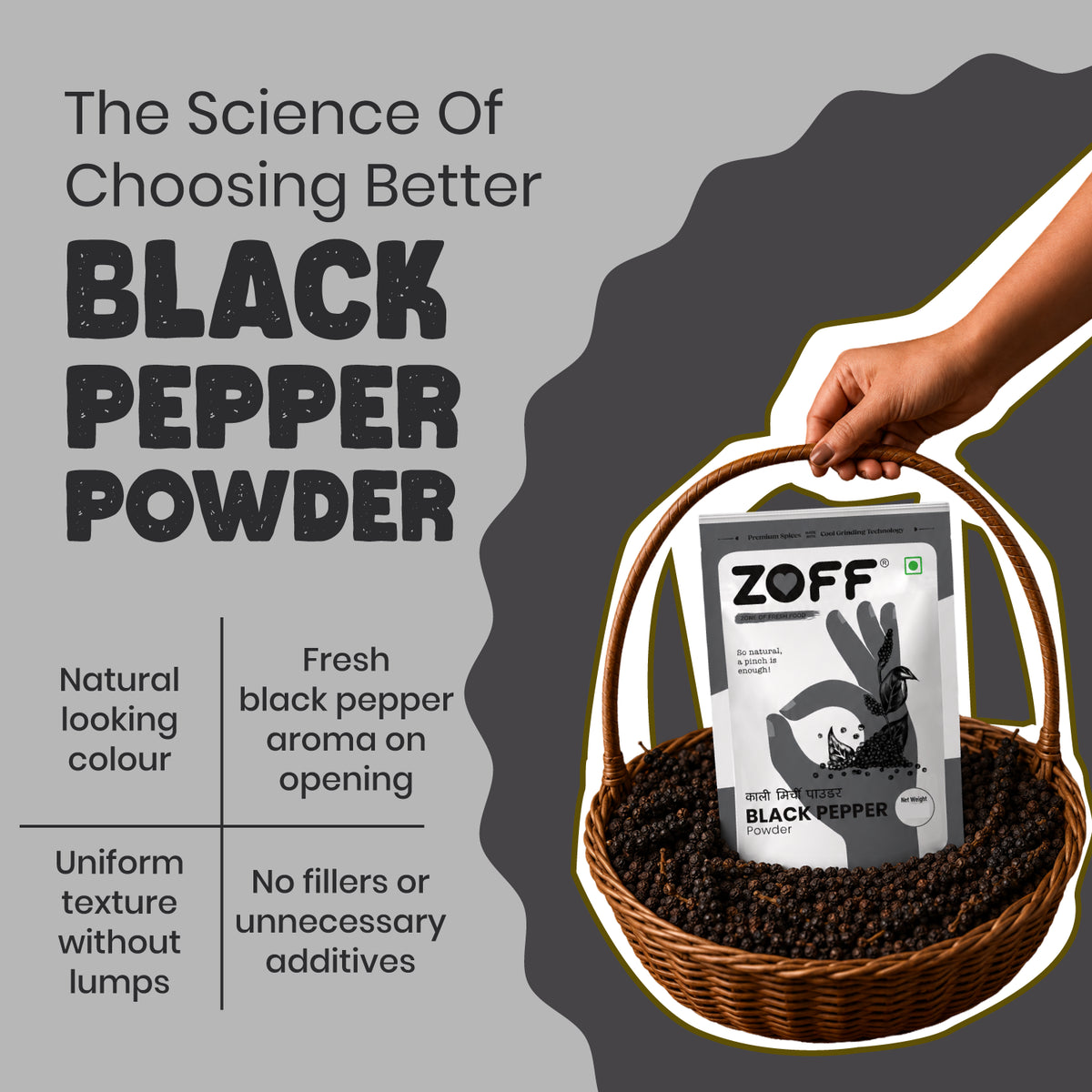 ZOFF Black Pepper Powder 8