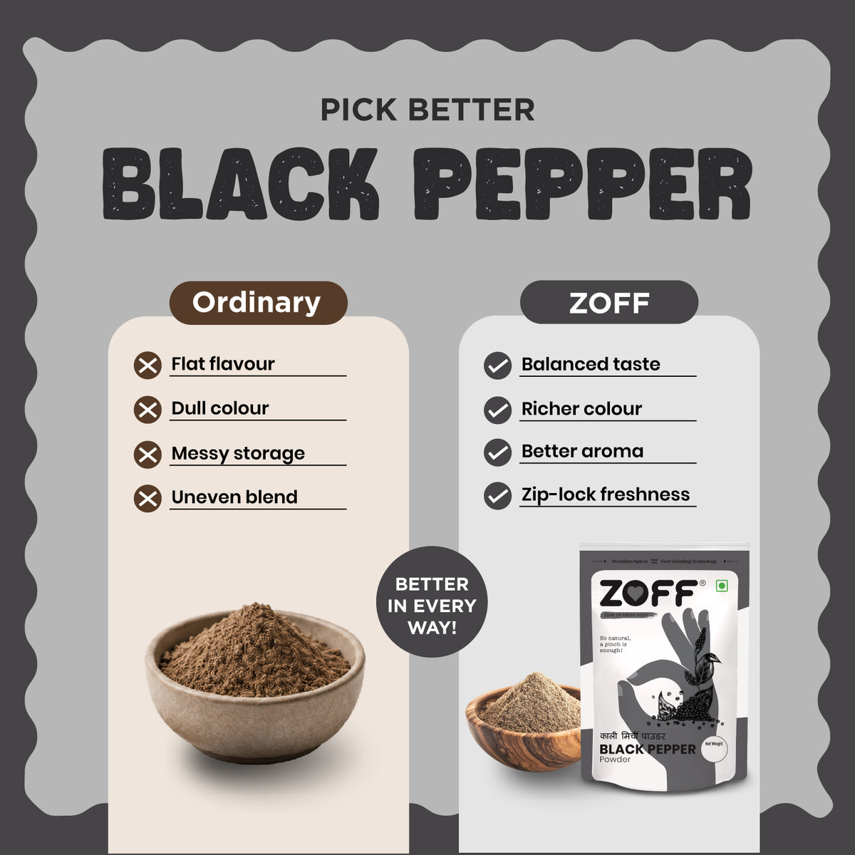 ZOFF Black Pepper Powder 9