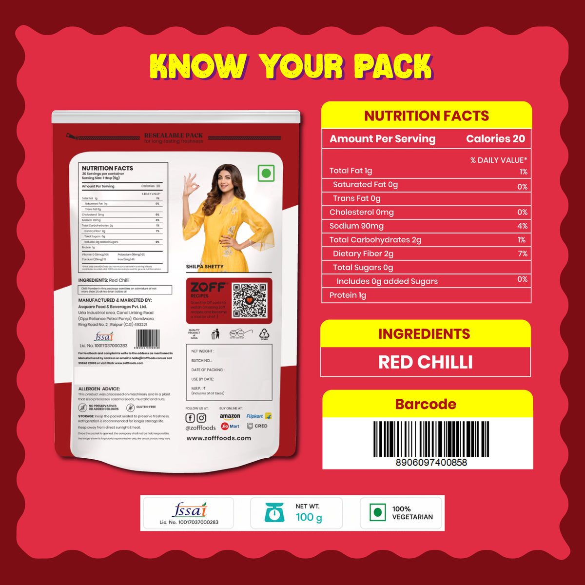 ZOFF Kashmiri Chilli Powder 8
