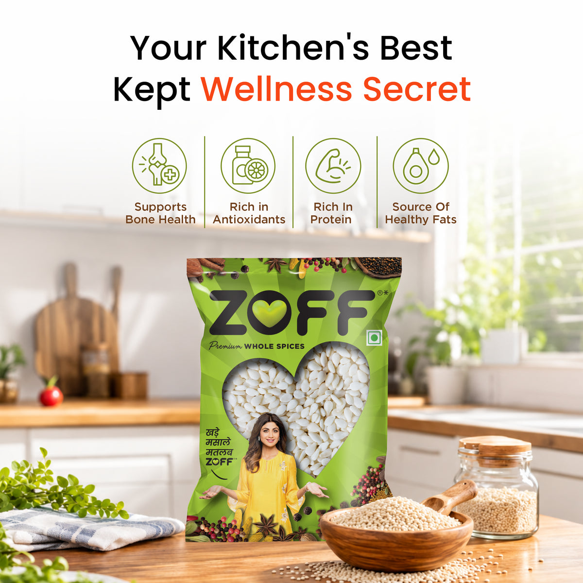 ZOFF White Sesame Seeds 8