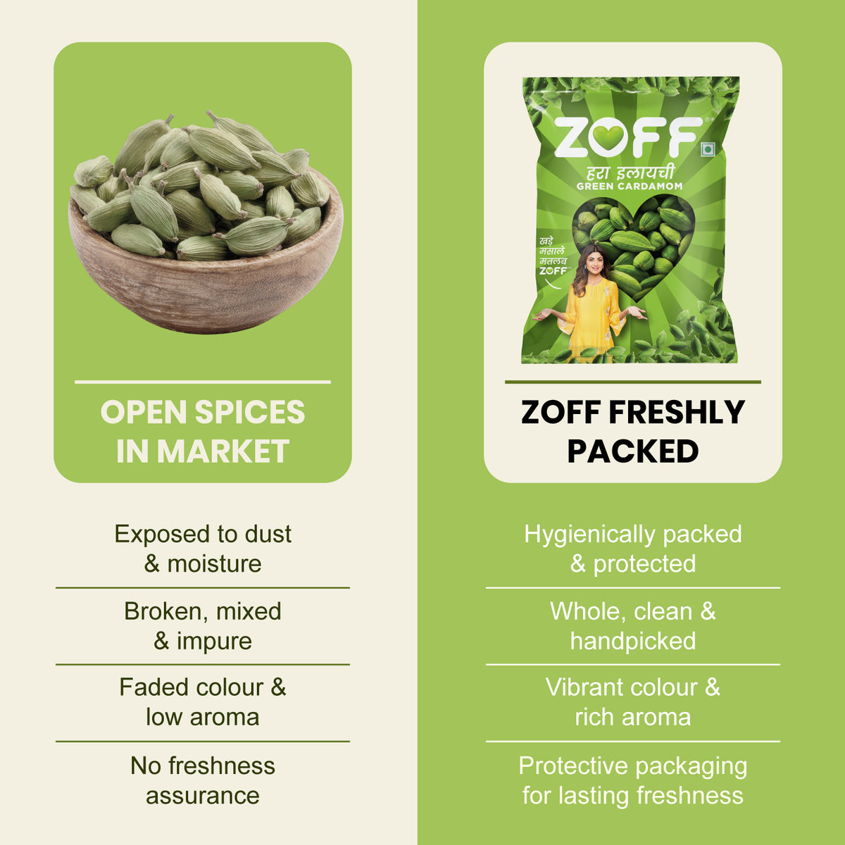 ZOFF Green Cardamom 9
