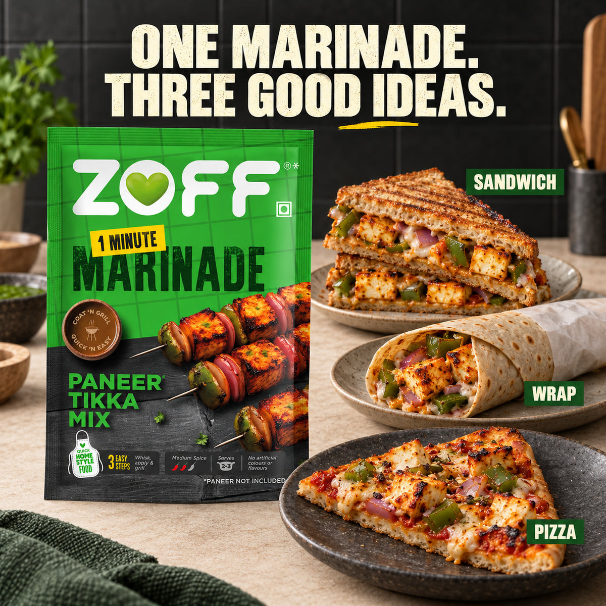 ZOFF Paneer Tikka Marinade Mix 9
