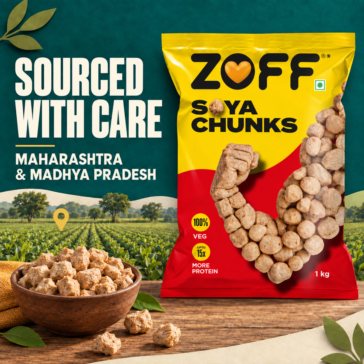 ZOFF Soya Chunks 9