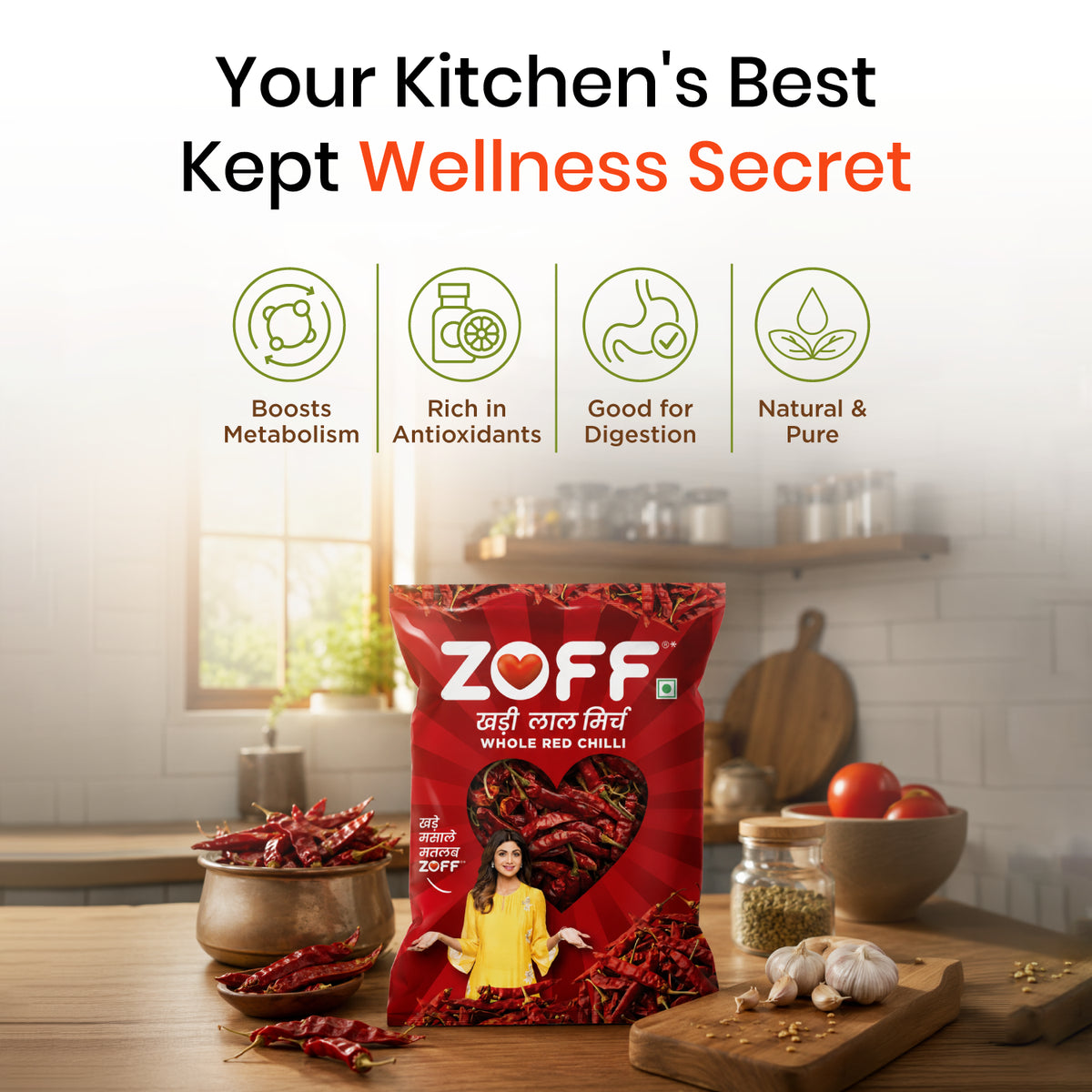 ZOFF Dried Red Chillies 10