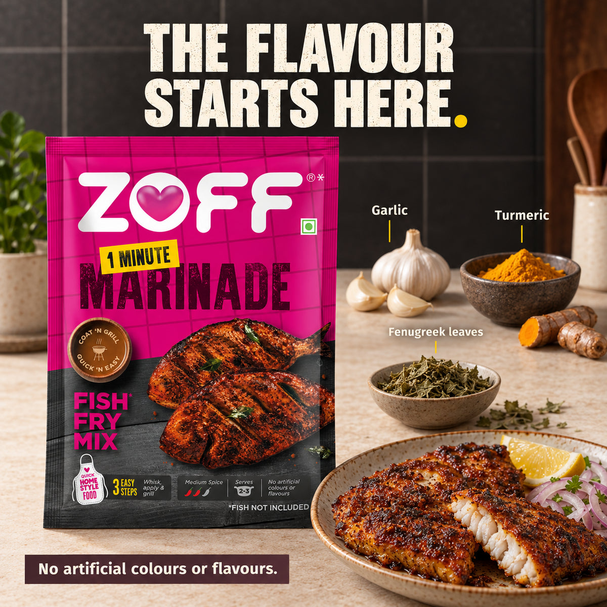 ZOFF Fish Fry Marinade Mix 12