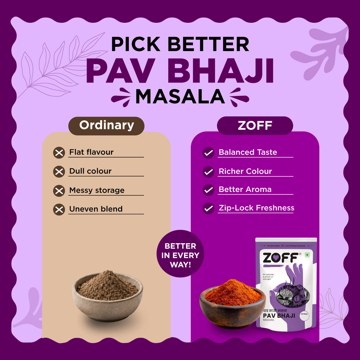 ZOFF Pav Bhaji Masala 13