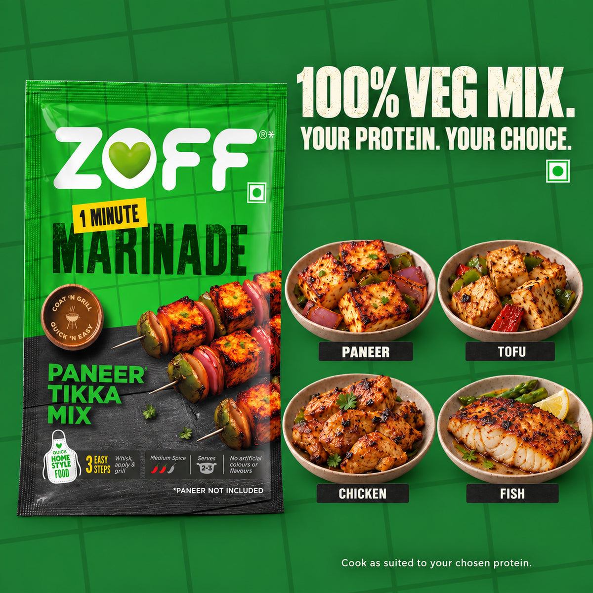 ZOFF Paneer Tikka Marinade Mix 13