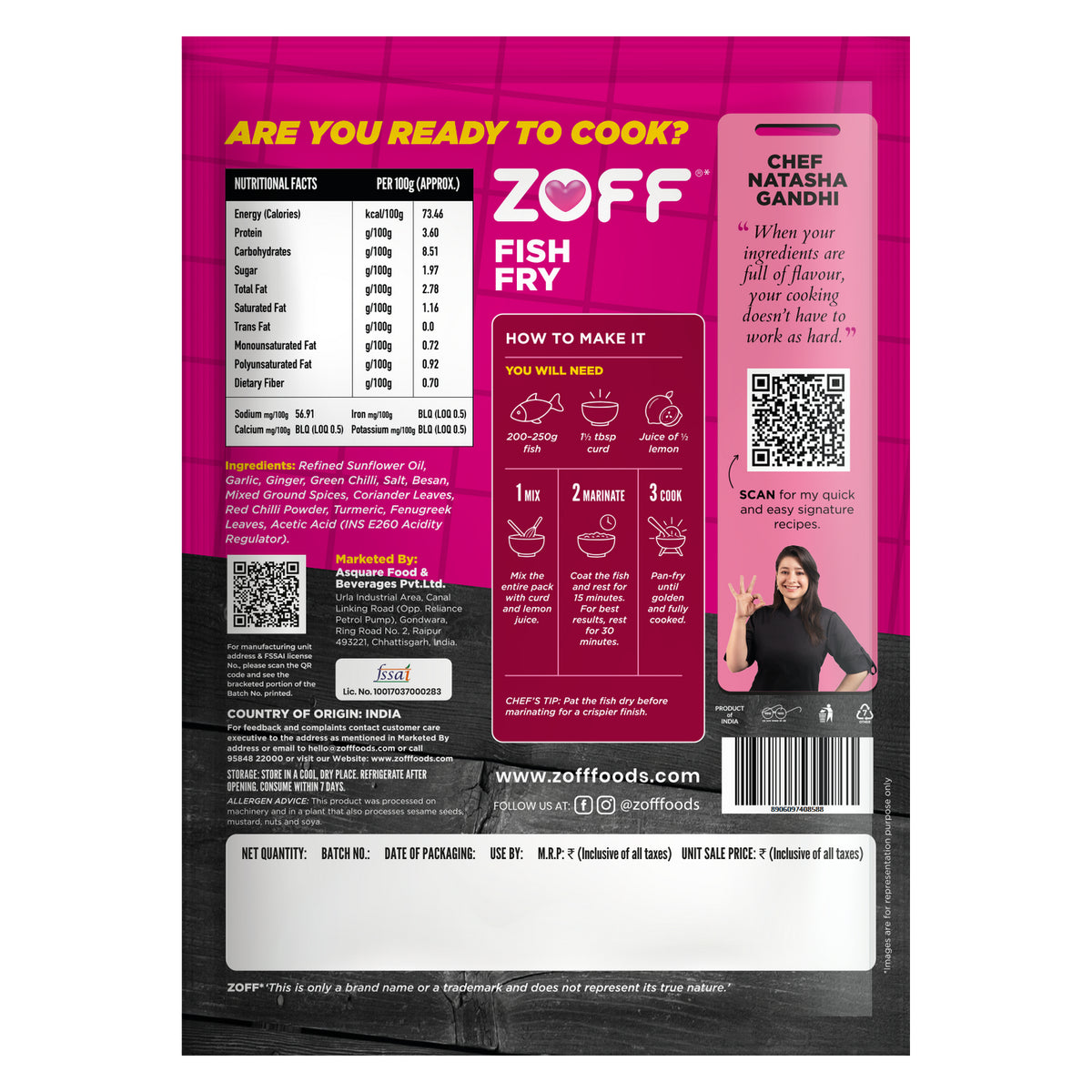 ZOFF Fish Fry Marinade Mix 17