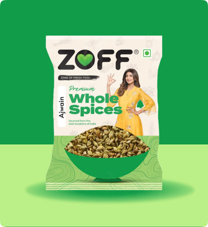 ZOFF Ajwain Whole | Natural and Fresh Carom Seeds