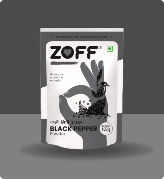 Zoff Black Pepper Powder 100Gm