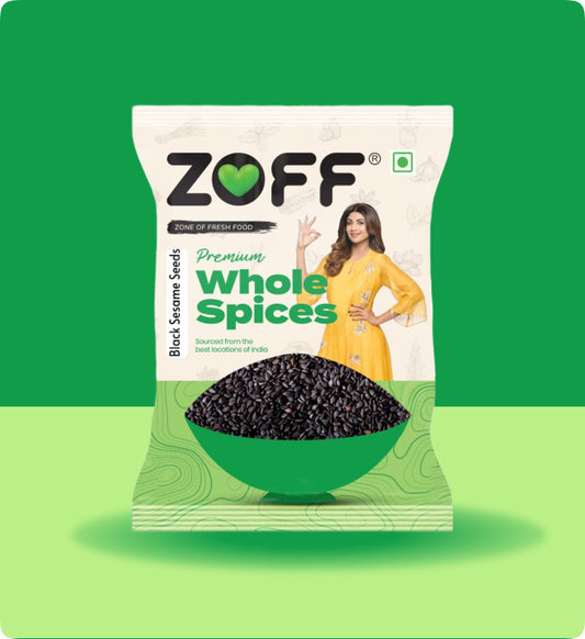 Zoff Black Sesame Seeds | Kaale Til | Indian Whole Spice