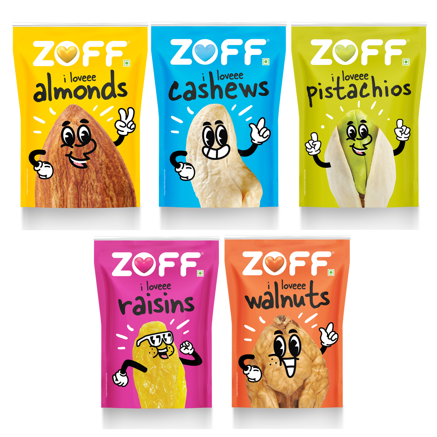 Dry Fruits Combo Pack - Pack of 5