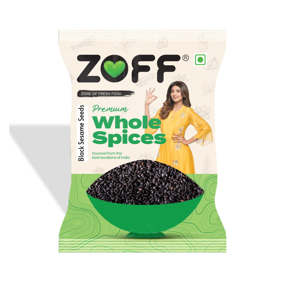 
                  
                    Zoff Black Sesame Seeds | Kaale Til | Indian Whole Spice
                  
                