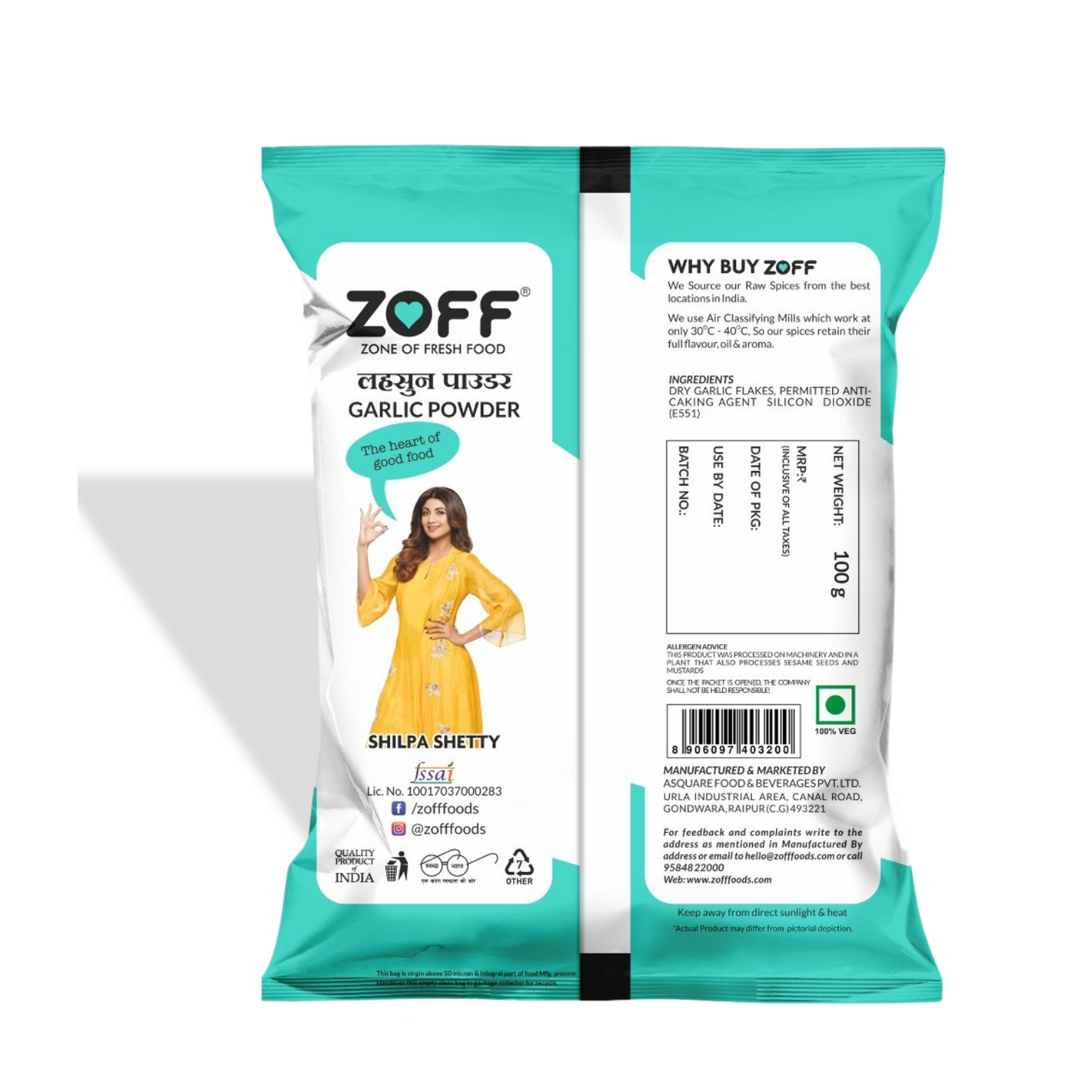 
                  
                    Zoff Garlic Powder 100Gm
                  
                