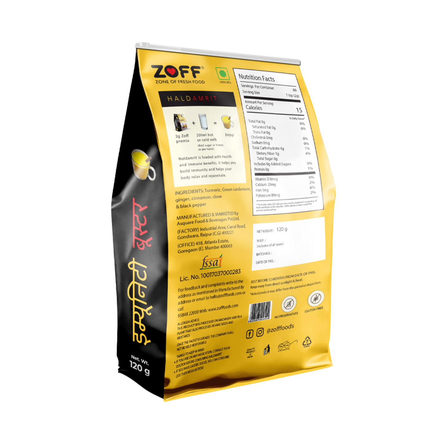 
                  
                    Zoff HaldAmrit 120g / Immunity Booster
                  
                