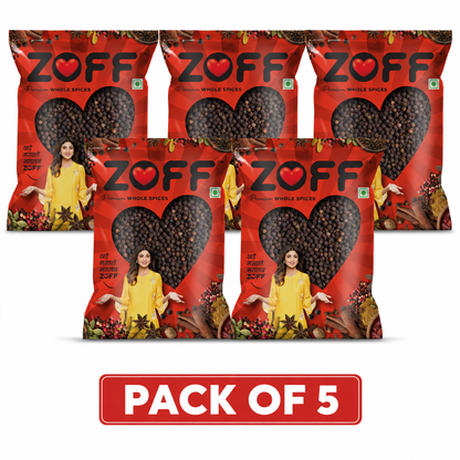 Black Pepper Whole 10Rs Pack of 5