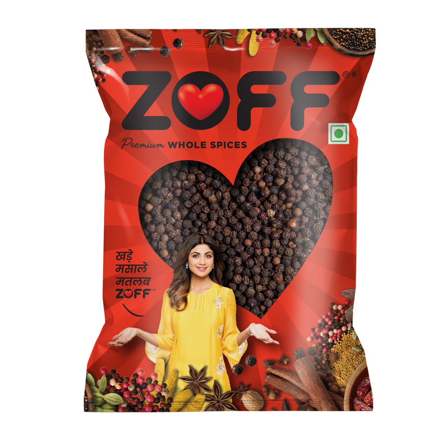 Black Pepper Whole 10Rs Pack of 5