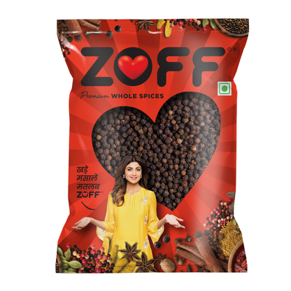 Black Pepper Whole 10Rs Pack of 5