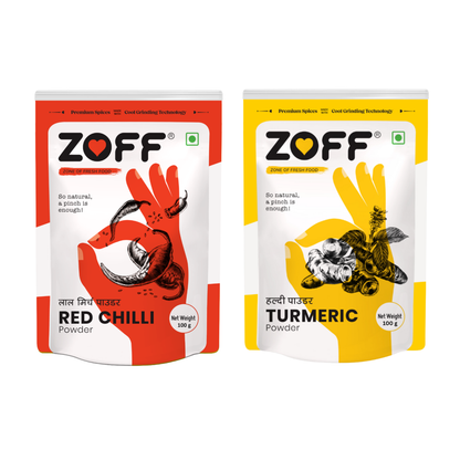 COMBO Red Chilli Powder 100Gm & Turmeric Powder 100Gm