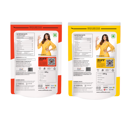 COMBO Red Chilli Powder 100Gm & Turmeric Powder 100Gm
