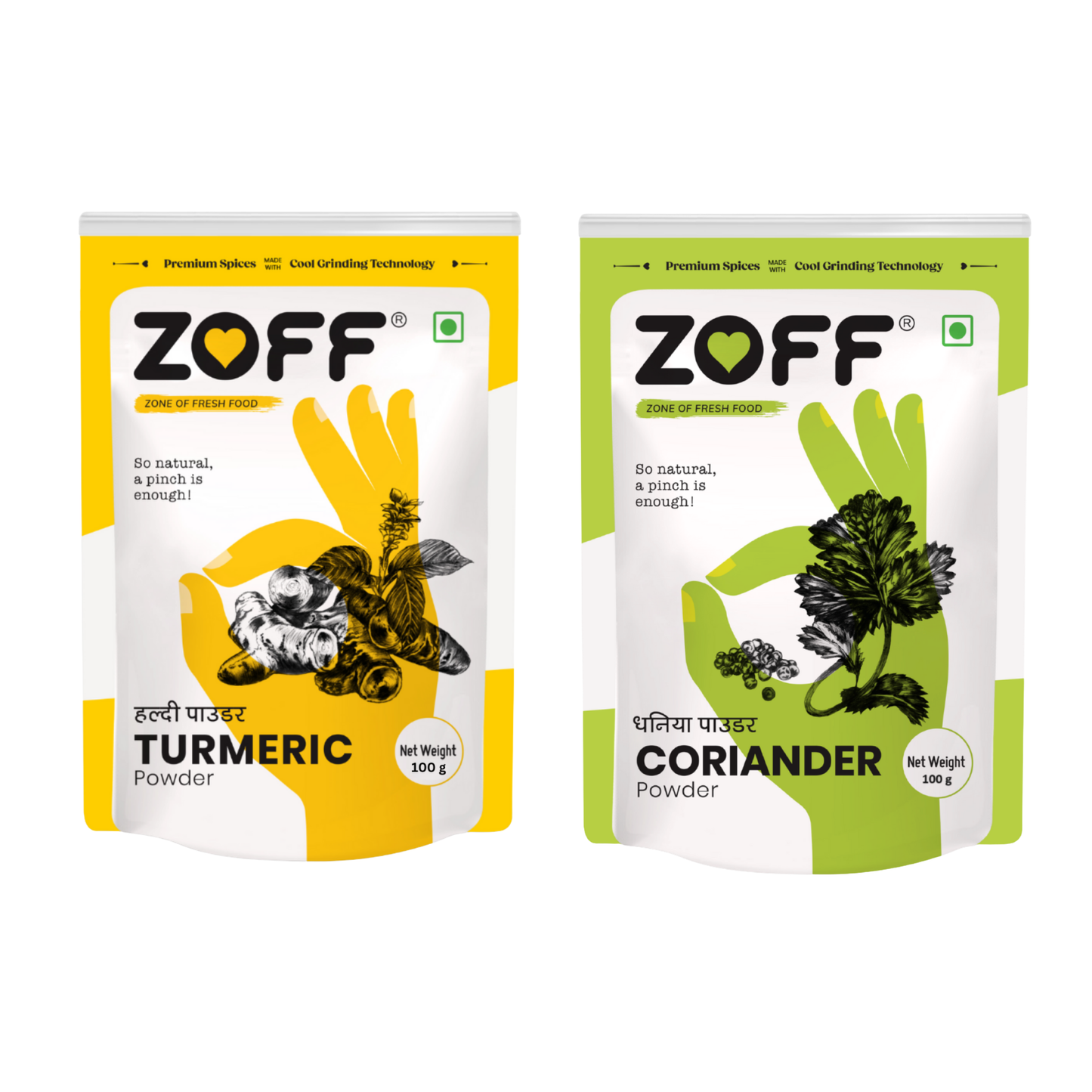 COMBO Turmeric Powder 100Gm & Coriander Powder 100Gm